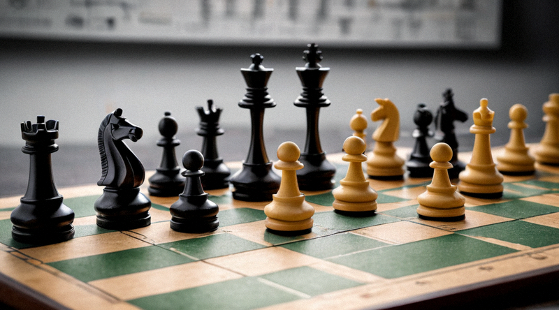 足球战术板上摆放的棋子与球场示意图，用于分析阵型
